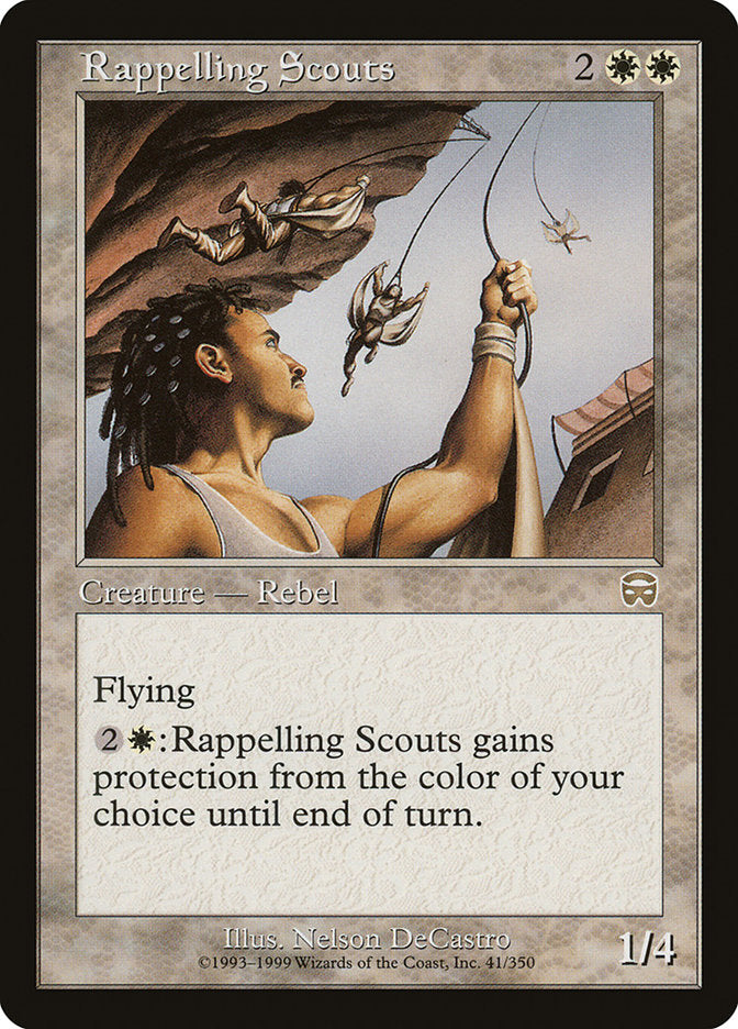 Rappelling Scouts [Mercadian Masques] [Foil]