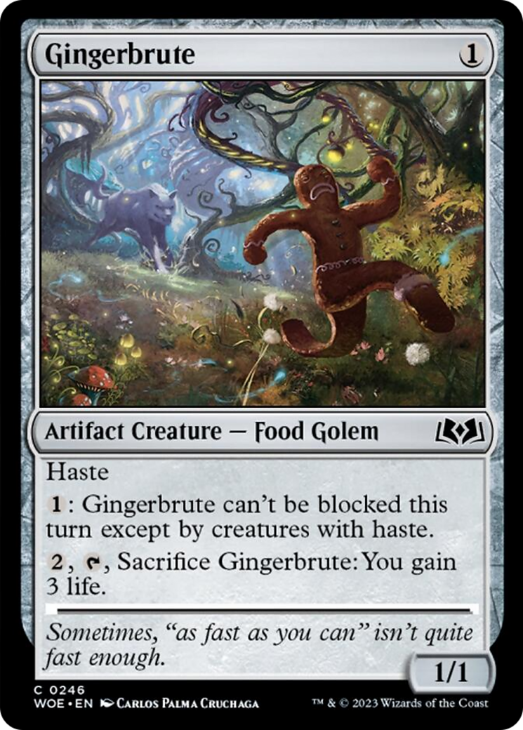 Gingerbrute [Wilds of Eldraine] [Foil]