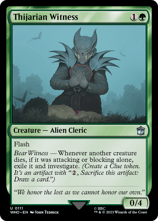 Thijarian Witness [Doctor Who] [Foil]