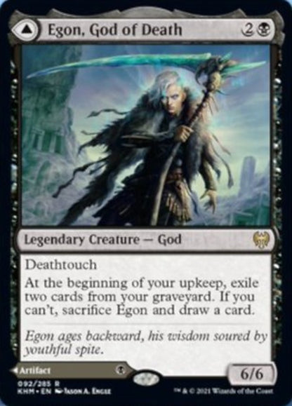 Egon, God of Death // Throne of Death [Kaldheim] [Foil]