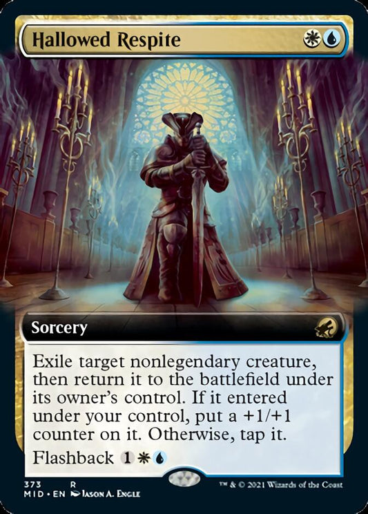 Hallowed Respite (Extended Art) [Innistrad: Midnight Hunt] [Foil]