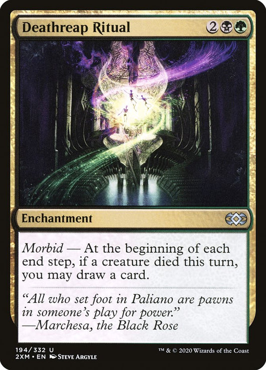 Deathreap Ritual [Double Masters] [Foil]