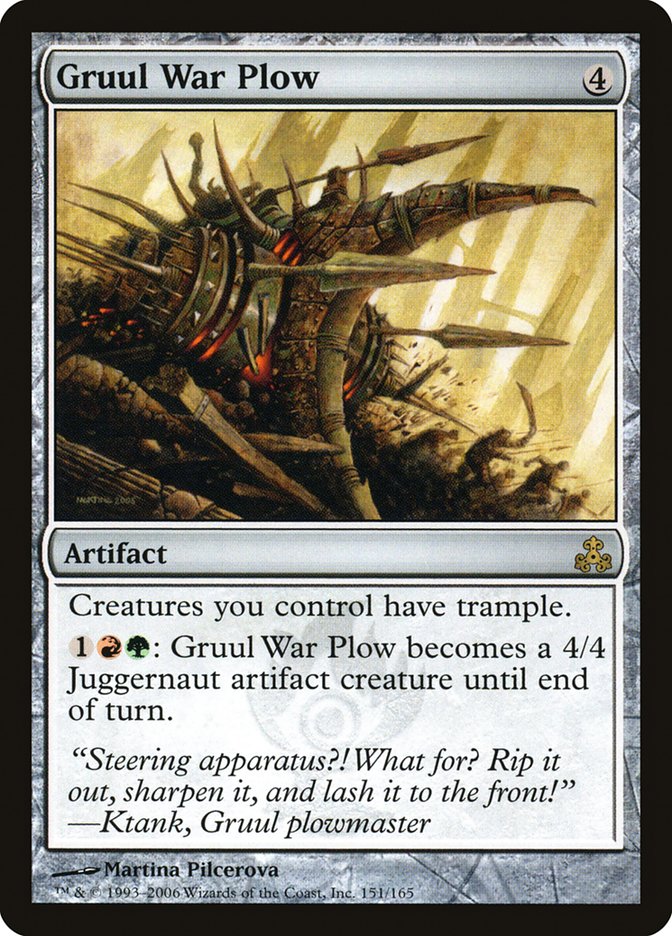 Gruul War Plow [Guildpact] [Foil]