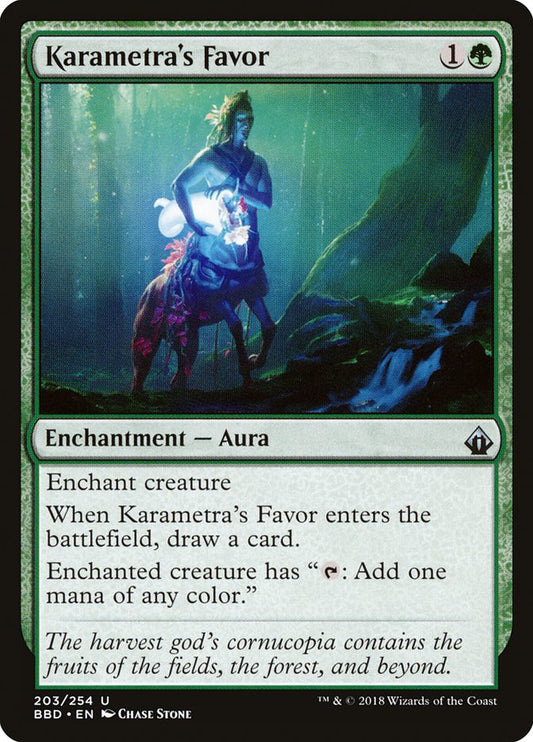 Karametra's Favor [Battlebond] [Foil]