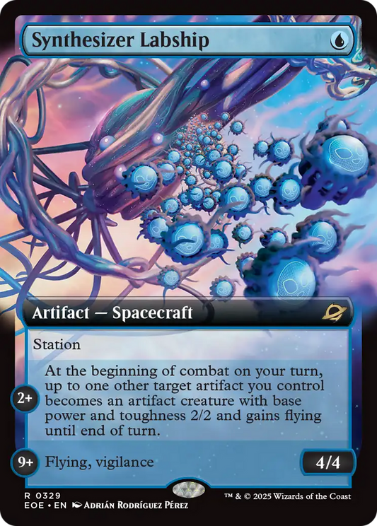 Synthesizer Labship (Extended Art) [Edge of Eternities] [Foil]