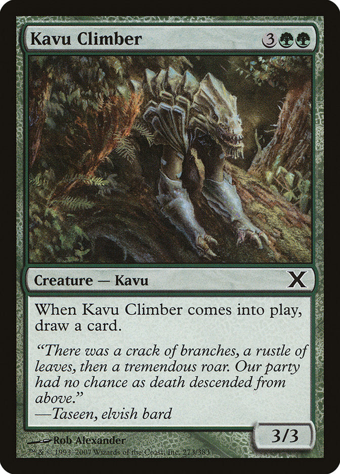 Kavu Climber [Tenth Edition] [Foil]