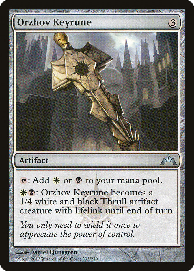 Orzhov Keyrune [Gatecrash] [Foil]