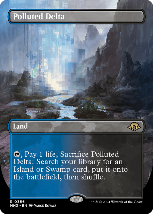 Polluted Delta (Borderless) [Modern Horizons 3] [Foil]