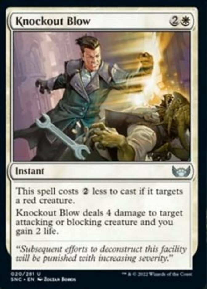 Knockout Blow [Streets of New Capenna] [Foil]