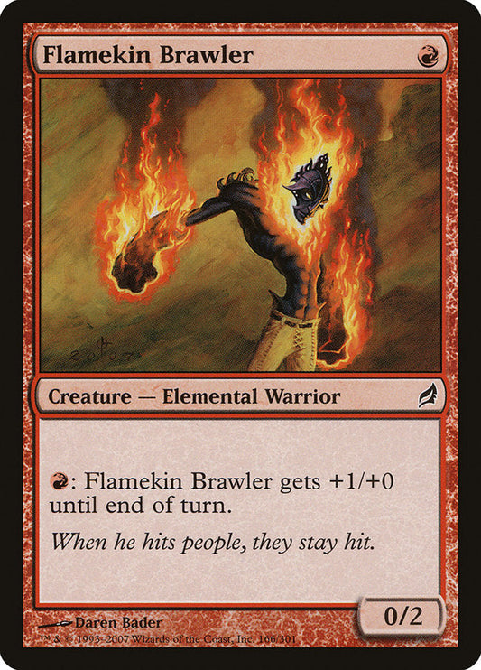 Flamekin Brawler [Lorwyn] [Foil]