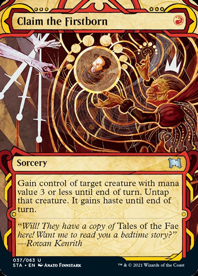 Claim the Firstborn [Strixhaven: School of Mages Mystical Archive] [Foil]