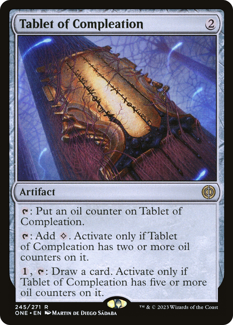 Tablet of Compleation [Phyrexia: All Will Be One] [Foil]
