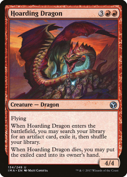 Hoarding Dragon [Iconic Masters] [Foil]