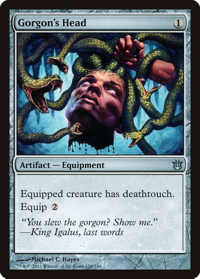 Gorgon's Head [Born of the Gods] [Foil]