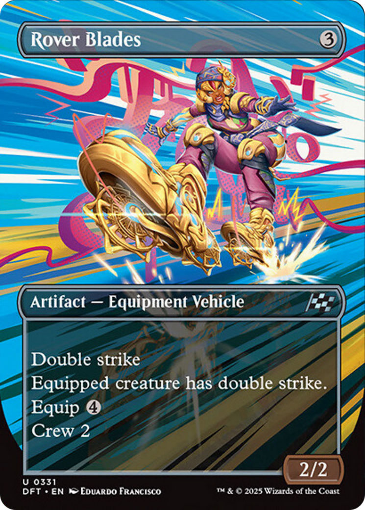 Rover Blades (Borderless) [Aetherdrift] [Foil]