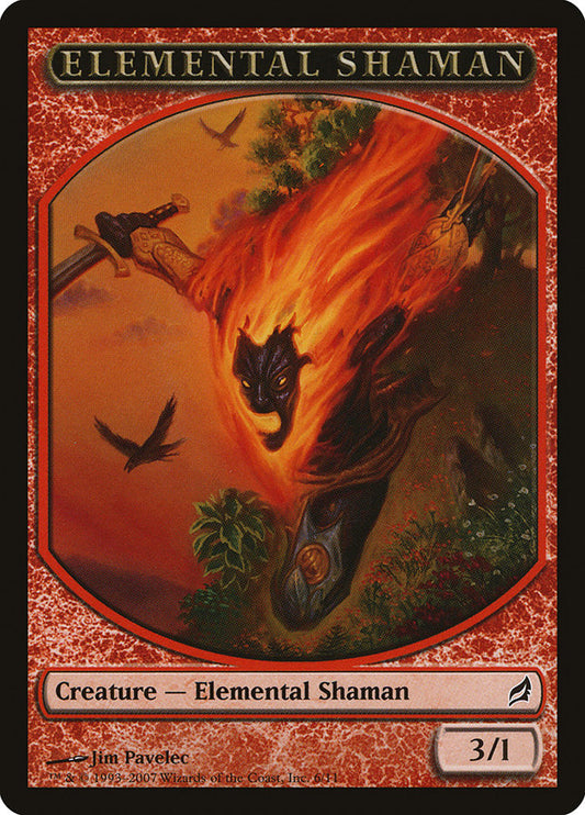 Elemental Shaman Token [Lorwyn Tokens] [Foil]