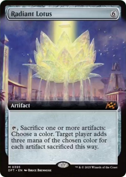 Radiant Lotus (Extended Art) [Aetherdrift] [Foil]