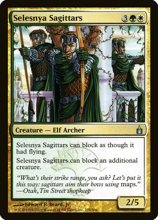 Selesnya Sagittars [Ravnica: City of Guilds] [Foil]