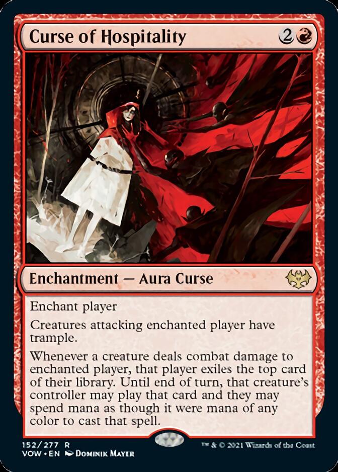 Curse of Hospitality [Innistrad: Crimson Vow] [Foil]
