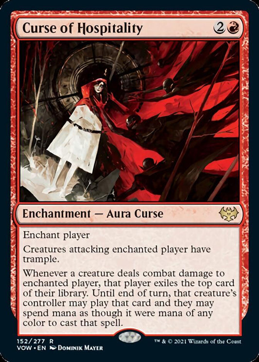 Curse of Hospitality [Innistrad: Crimson Vow] [Foil]