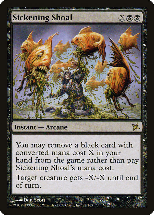 Sickening Shoal [Betrayers of Kamigawa] [Foil]