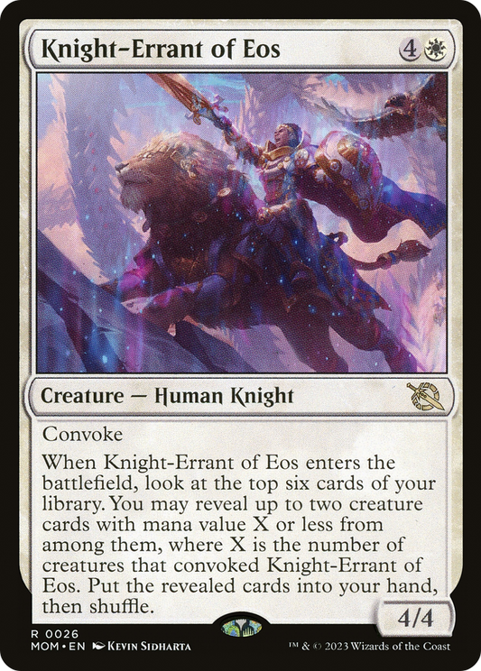 Knight-Errant of Eos [March of the Machine] [Foil]