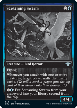 Screaming Swarm [Innistrad: Double Feature] [Foil]