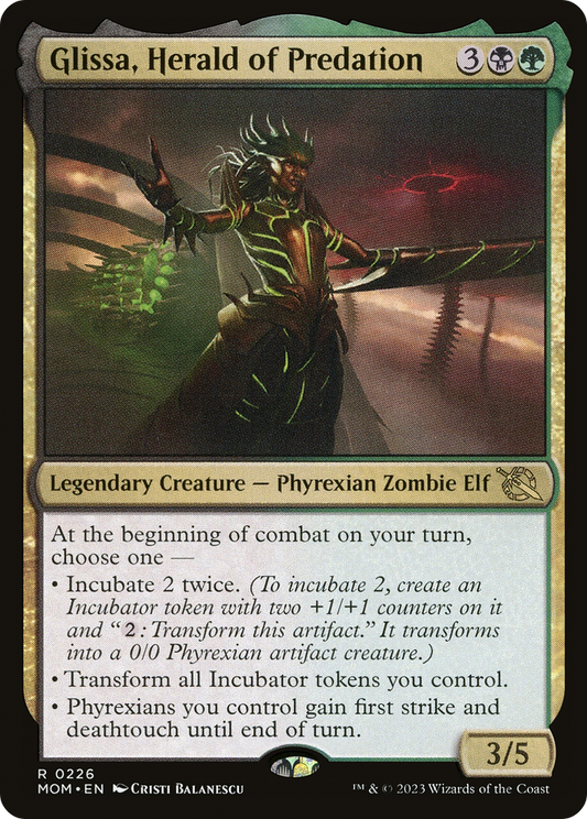 Glissa, Herald of Predation [March of the Machine] [Foil]
