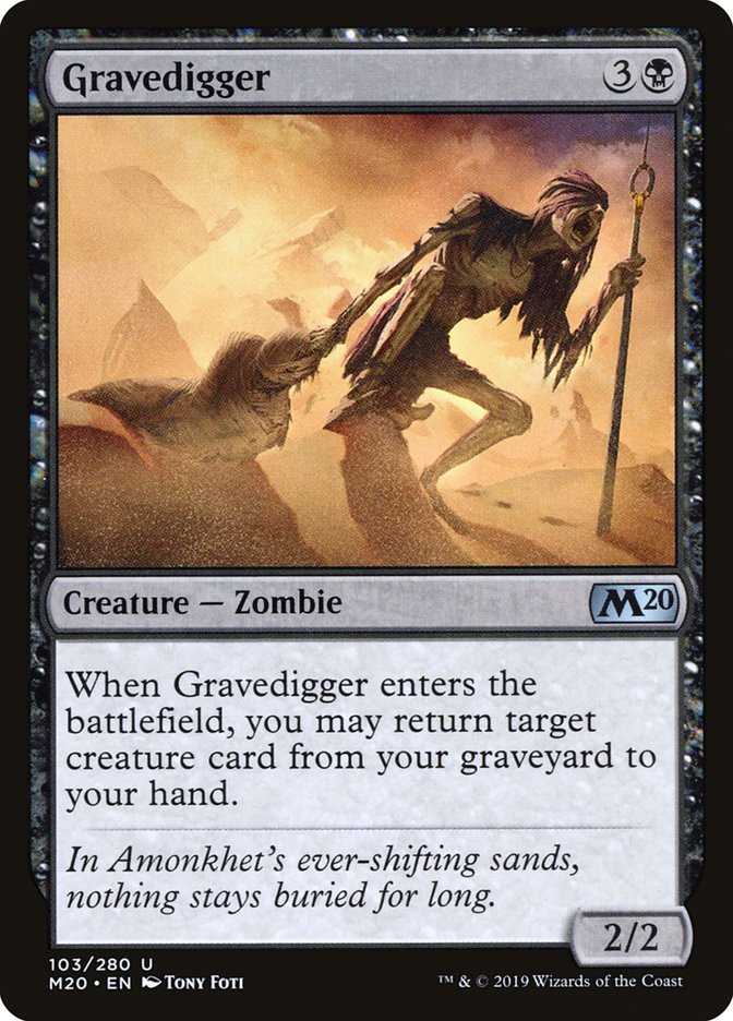 Gravedigger [Core Set 2020] [Foil]