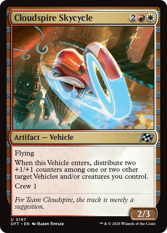 Cloudspire Skycycle [Aetherdrift] [Foil]