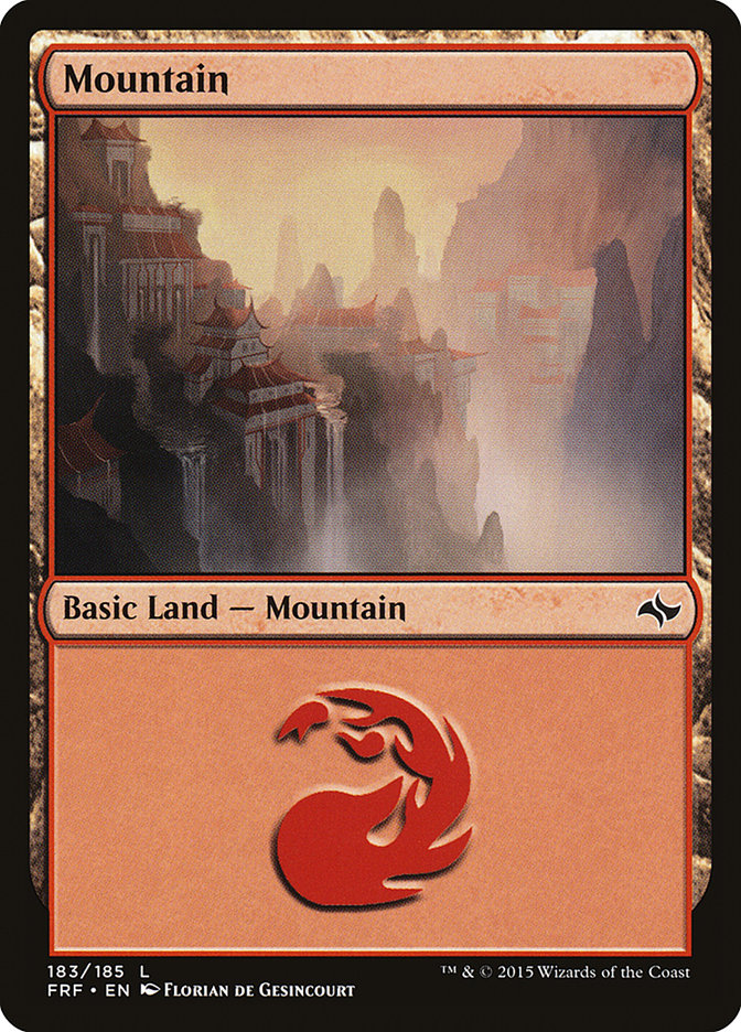 Mountain (183) [Fate Reforged] [Foil]