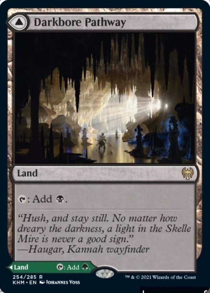 Darkbore Pathway // Slitherbore Pathway [Kaldheim] [Foil]
