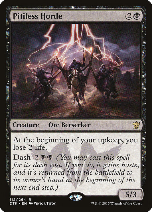 Pitiless Horde [Dragons of Tarkir] [Foil]