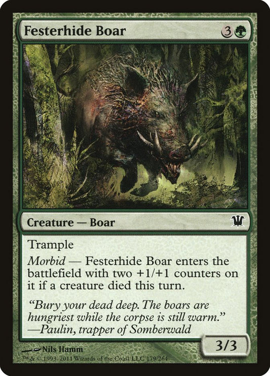 Festerhide Boar [Innistrad] [Foil]