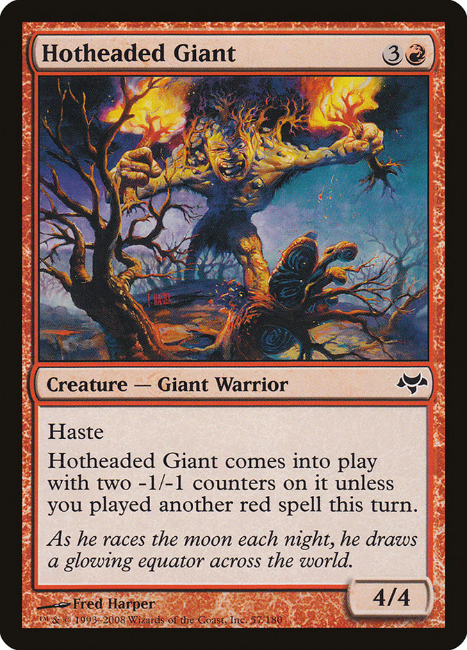 Hotheaded Giant [Eventide] [Foil]