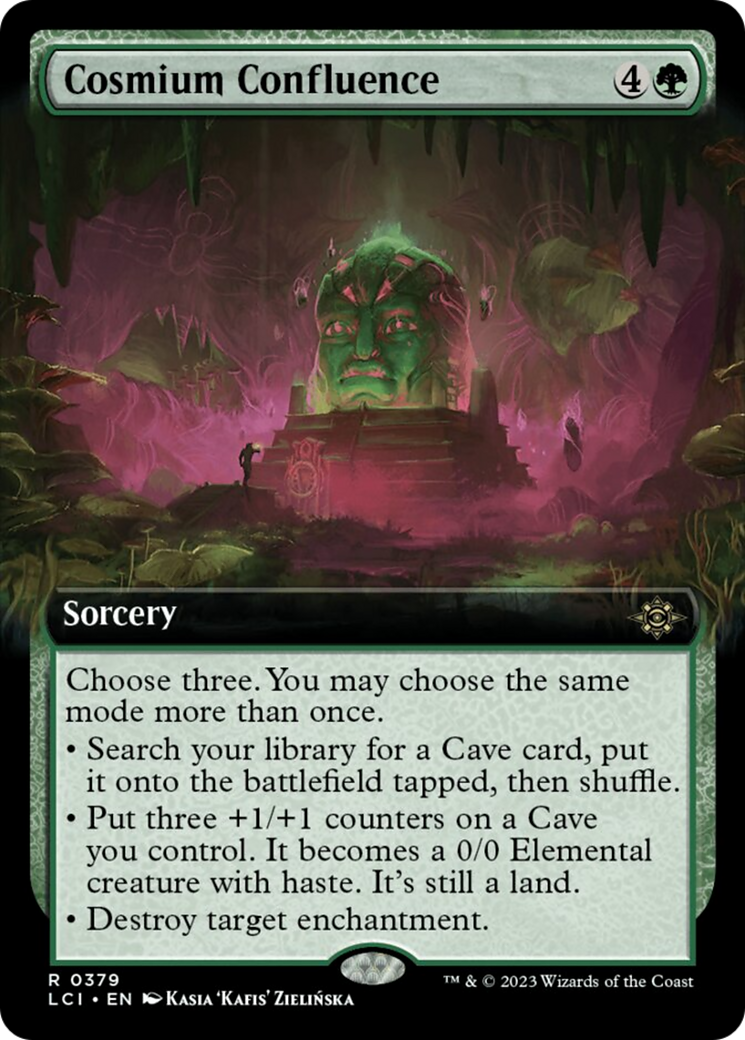 Cosmium Confluence (Extended Art) [The Lost Caverns of Ixalan] [Foil]