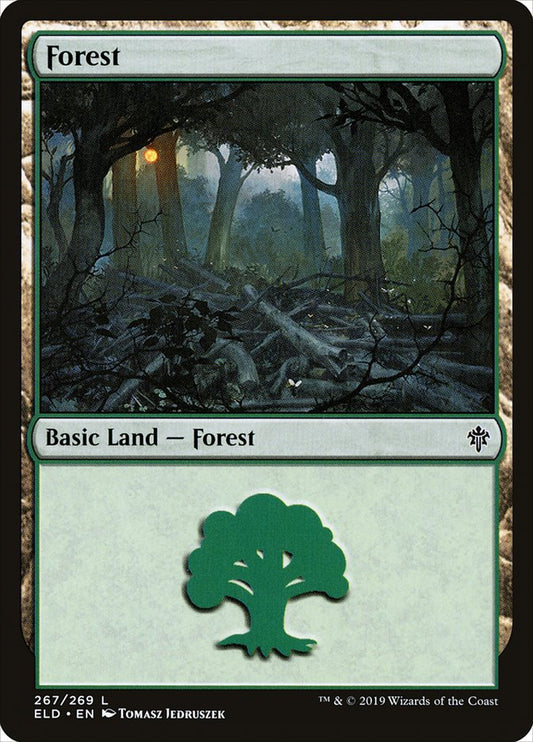 Forest (267) [Throne of Eldraine] [Foil]