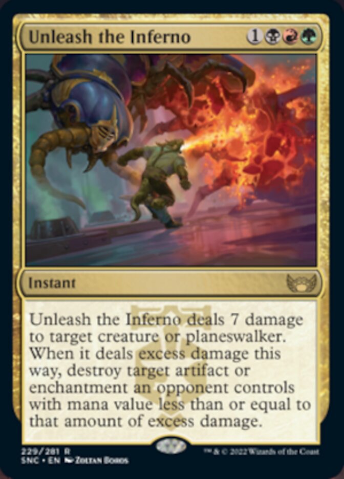 Unleash the Inferno [Streets of New Capenna] [Foil]