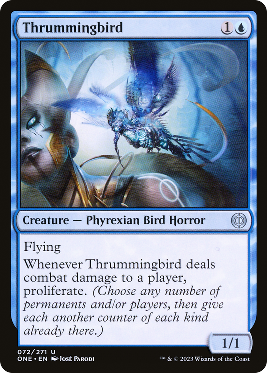 Thrummingbird [Phyrexia: All Will Be One] [Foil]