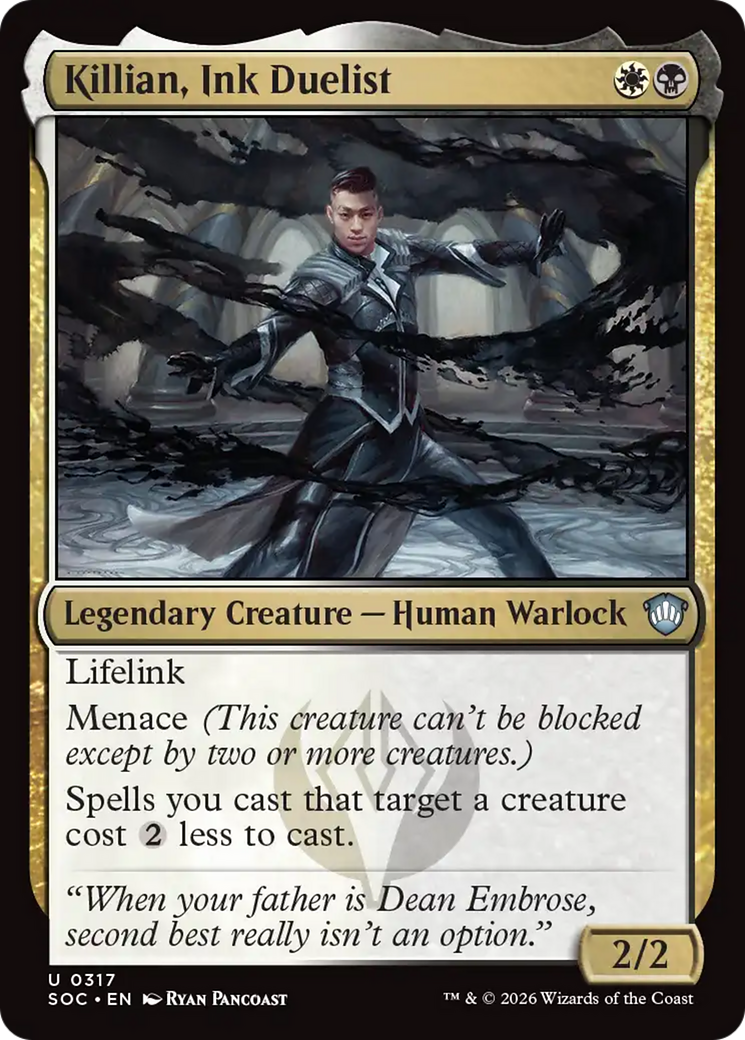 Killian, Ink Duelist [Secrets of Strixhaven Commander] [Foil]