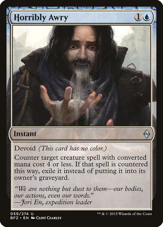 Horribly Awry [Battle for Zendikar] [Foil]