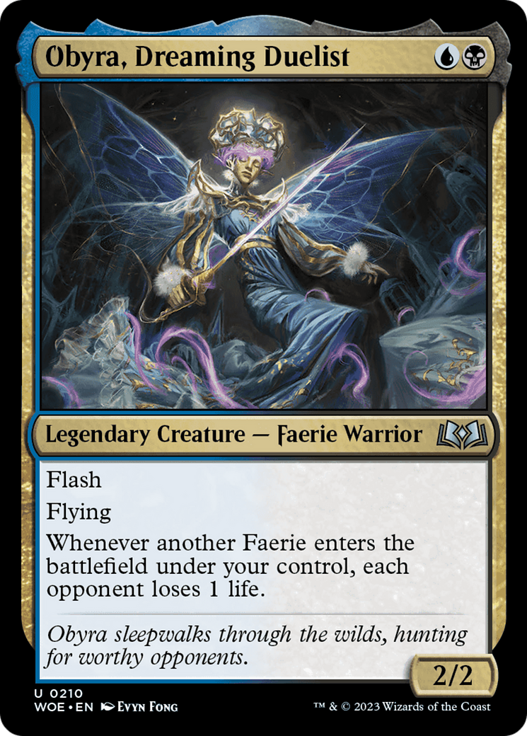Obyra, Dreaming Duelist [Wilds of Eldraine] [Foil]