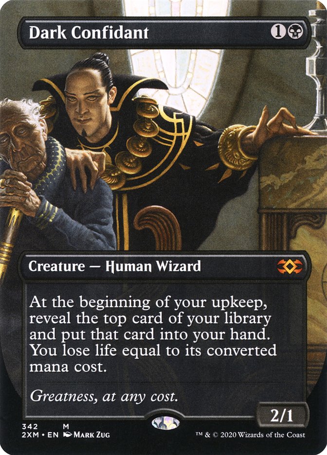 Dark Confidant (Toppers) [Double Masters] [Foil]