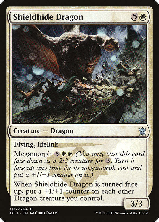Shieldhide Dragon [Dragons of Tarkir] [Foil]