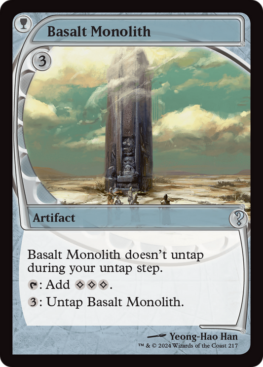 Basalt Monolith (Future Sight) [Mystery Booster 2] [Foil]