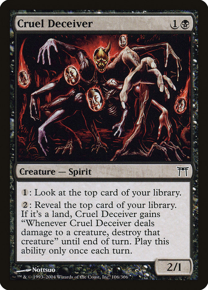Cruel Deceiver [Champions of Kamigawa] [Foil]