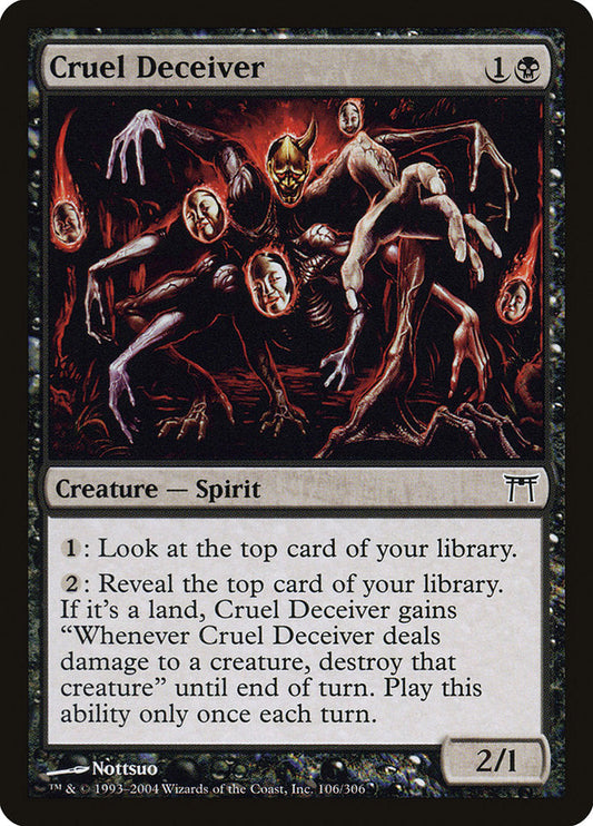 Cruel Deceiver [Champions of Kamigawa] [Foil]