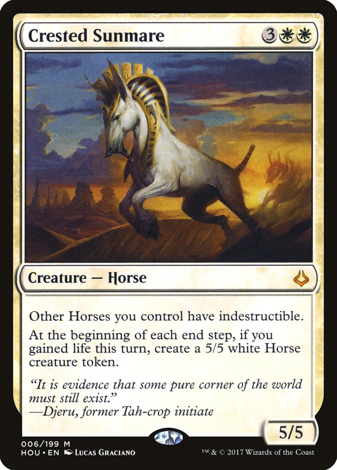 Crested Sunmare [Hour of Devastation] [Foil]