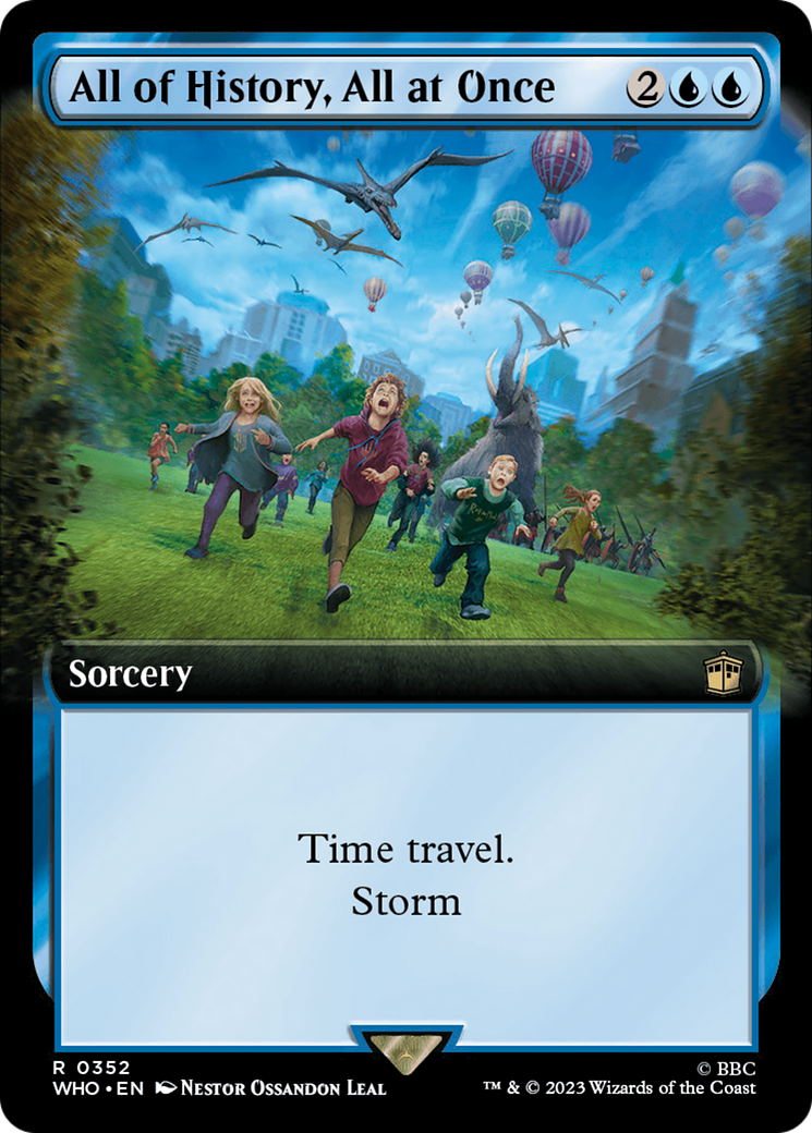 All of History, All at Once (Extended Art) [Doctor Who] [Foil]