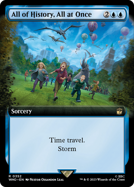 All of History, All at Once (Extended Art) [Doctor Who] [Foil]